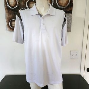 Men's PGA Tour White Polo Shirt Size XL